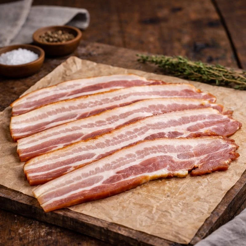 Pork Smoked Streaky Bacon (per pack of 500 gr)